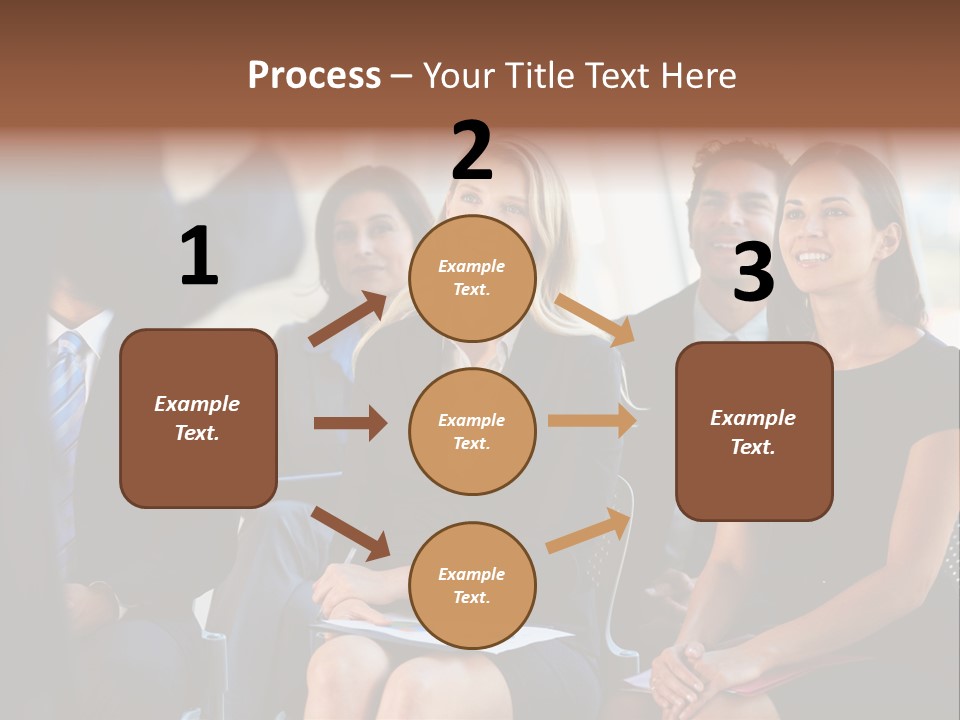 Business Person Name Badge Women PowerPoint Template