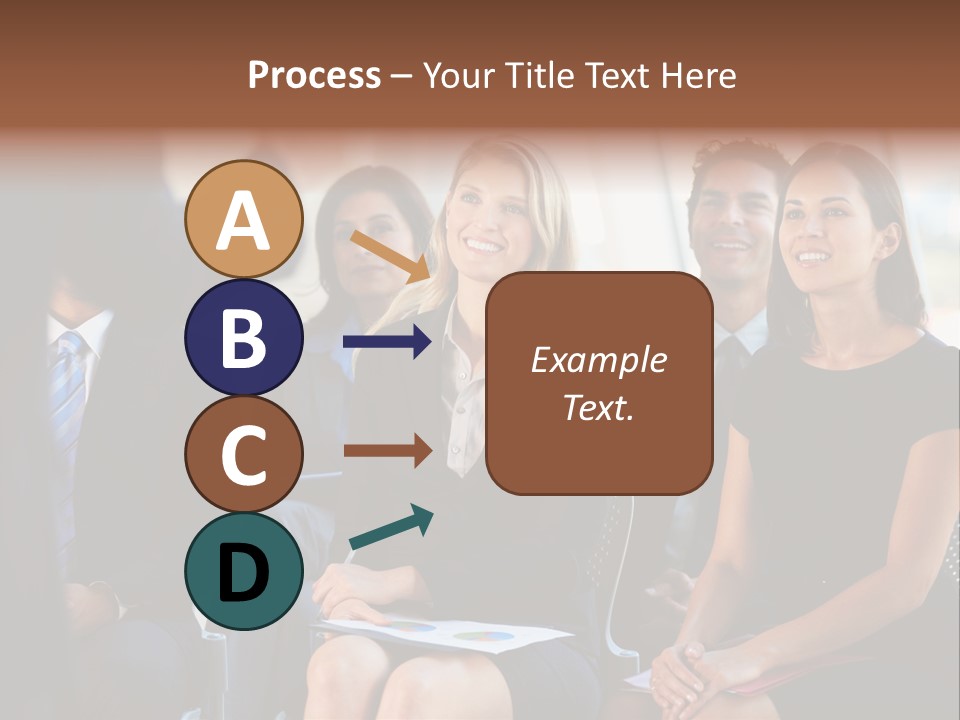 Business Person Name Badge Women PowerPoint Template