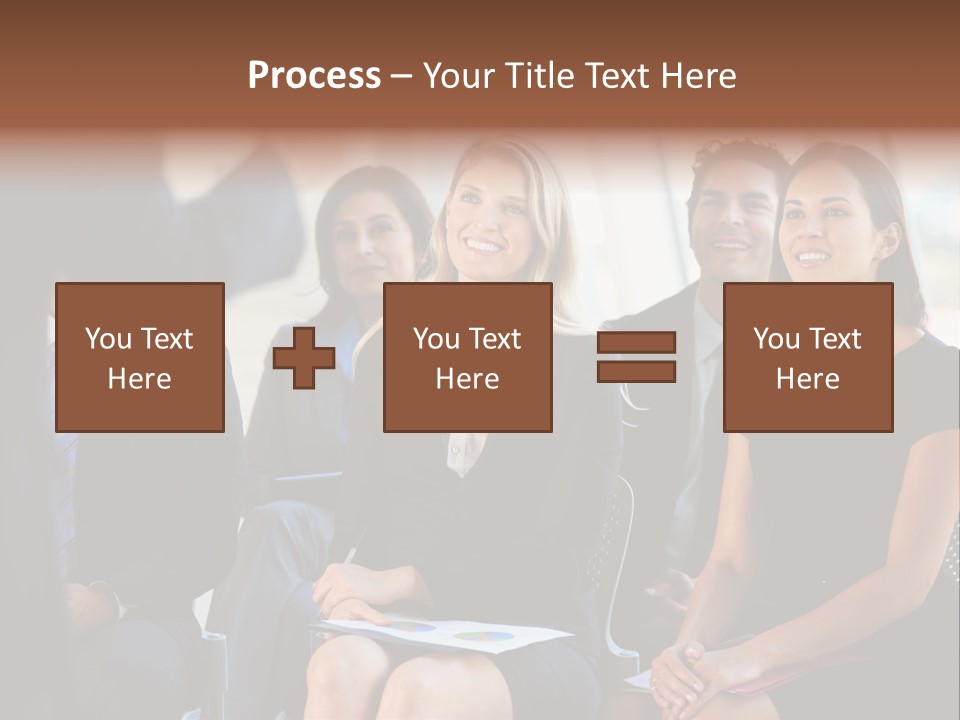 Business Person Name Badge Women PowerPoint Template