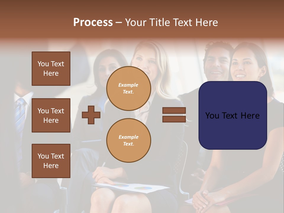 Business Person Name Badge Women PowerPoint Template