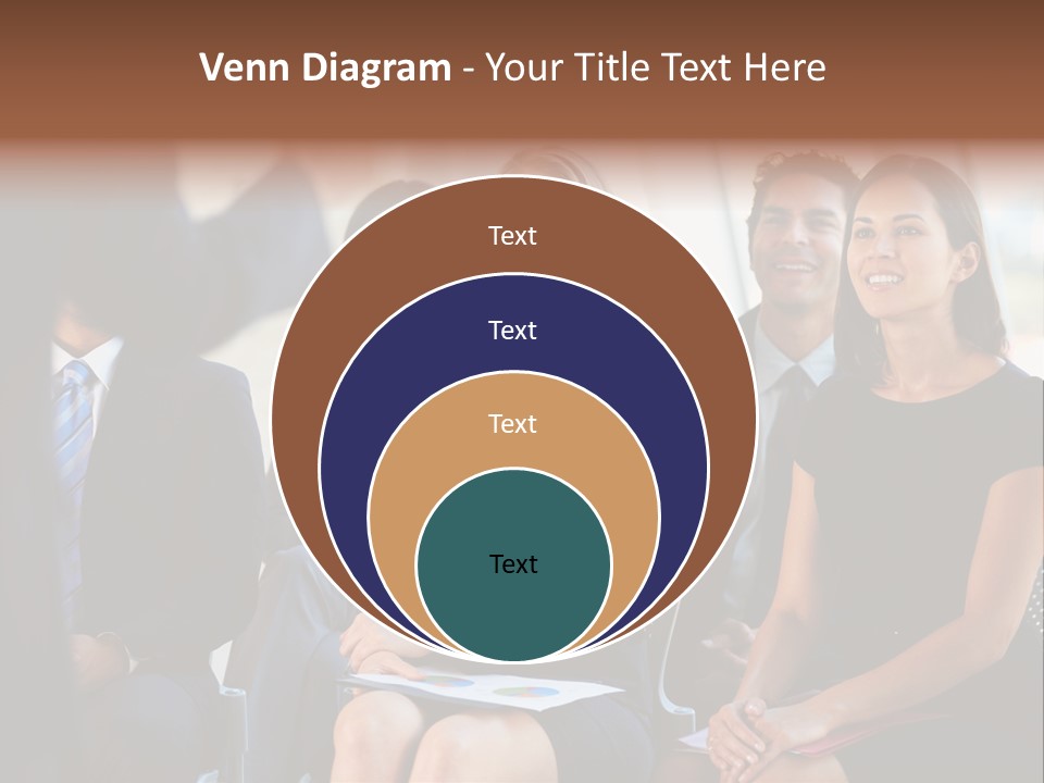 Business Person Name Badge Women PowerPoint Template