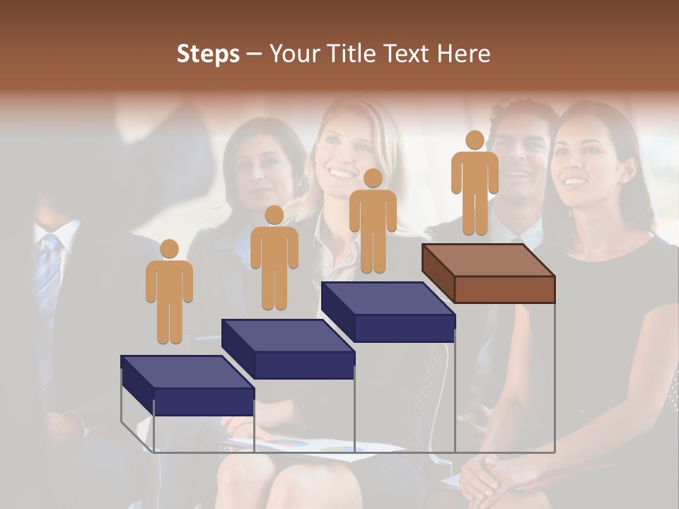 Business Person Name Badge Women PowerPoint Template