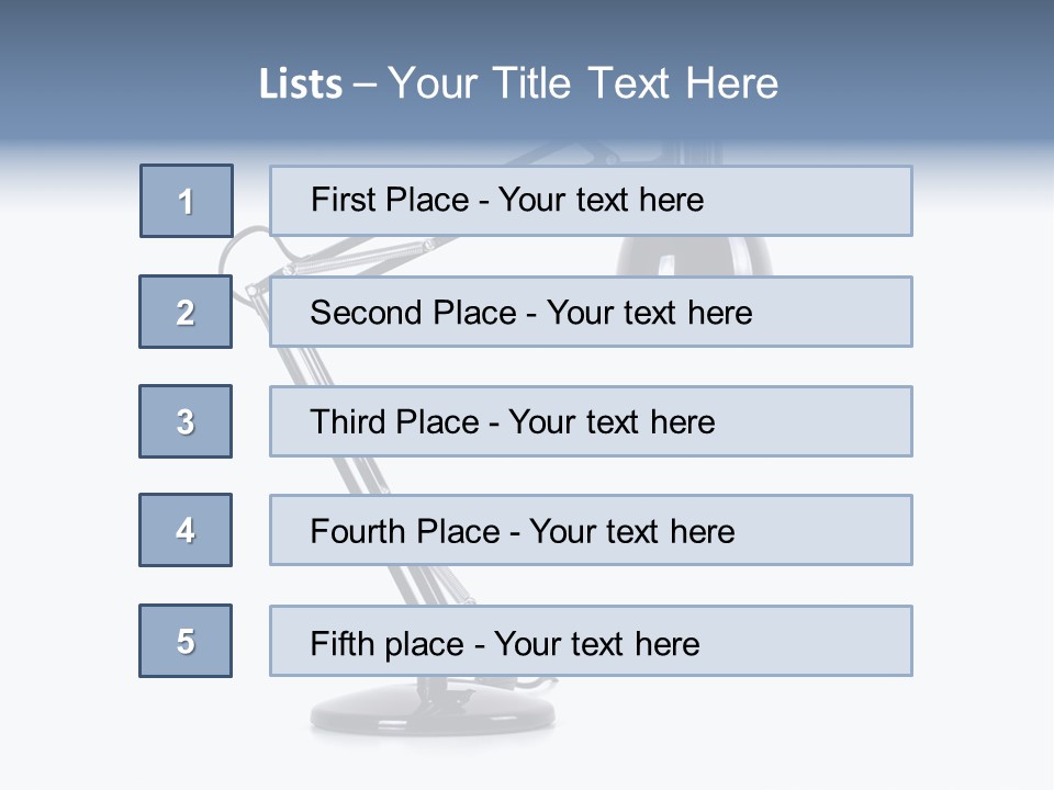 Lamp Background Lightbulb PowerPoint Template
