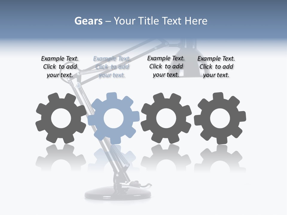 Lamp Background Lightbulb PowerPoint Template