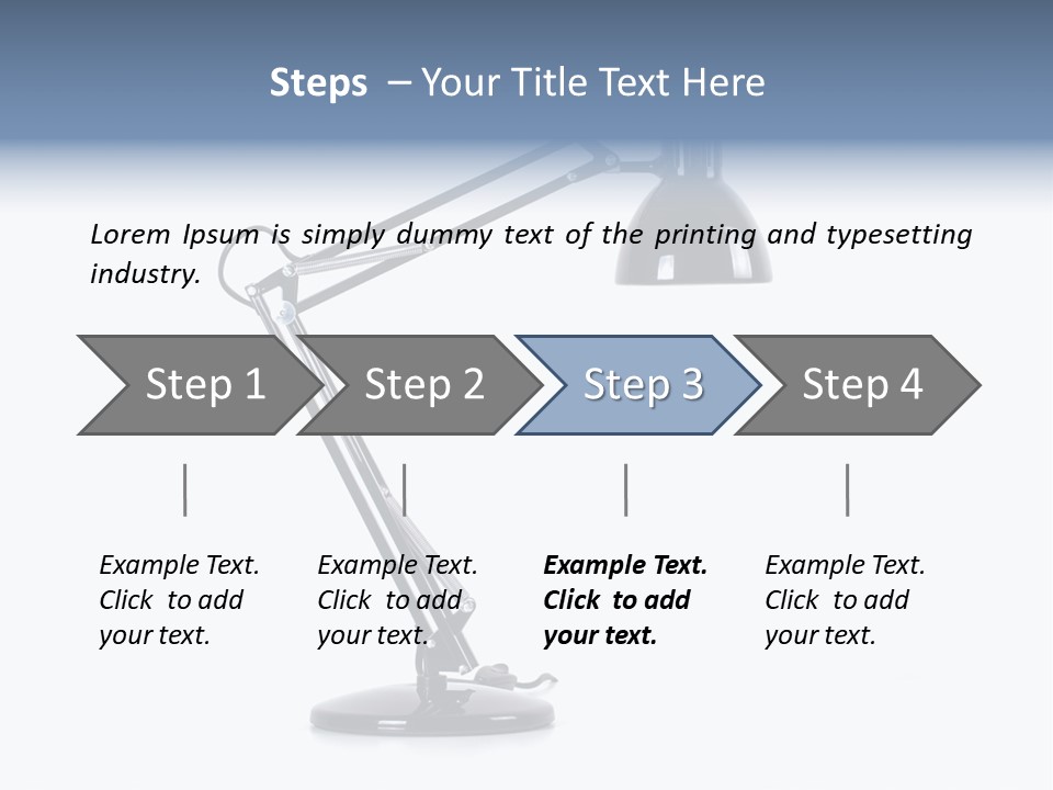 Lamp Background Lightbulb PowerPoint Template