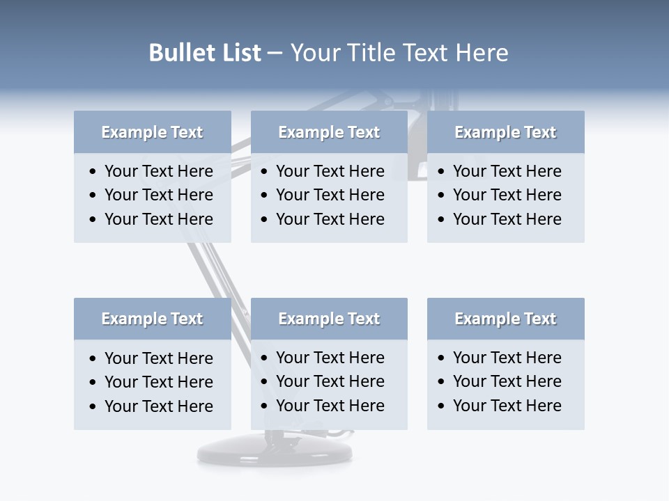 Lamp Background Lightbulb PowerPoint Template