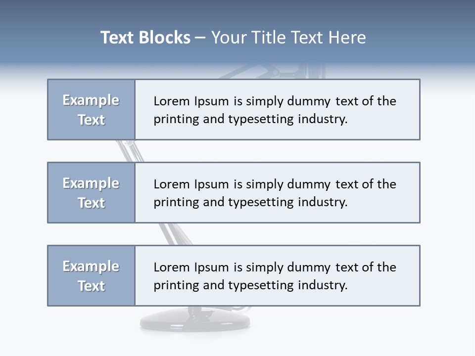 Lamp Background Lightbulb PowerPoint Template
