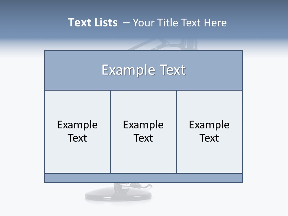 Lamp Background Lightbulb PowerPoint Template