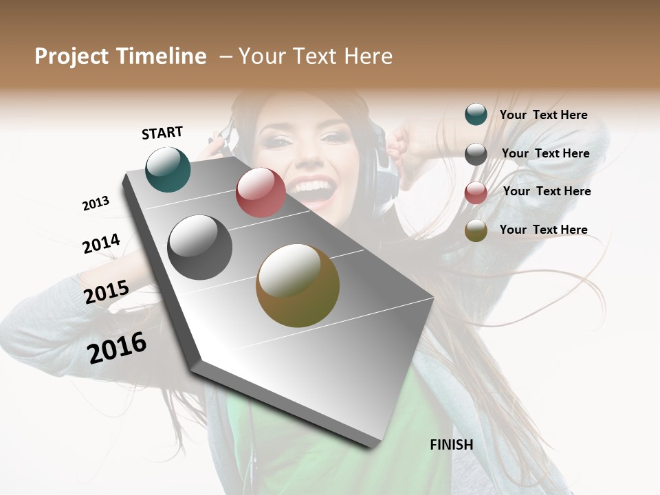 Active Green Single PowerPoint Template