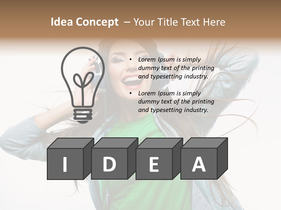 Active Green Single PowerPoint Template