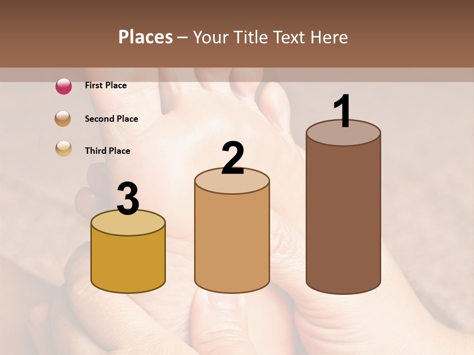 Hand Organic Foot PowerPoint Template