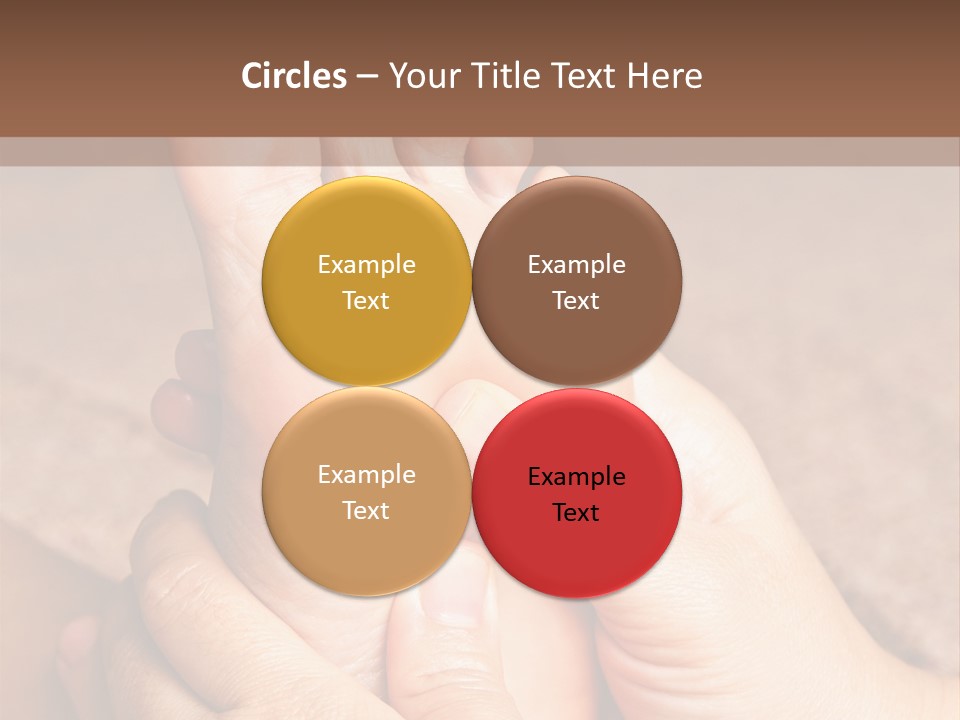 Hand Organic Foot PowerPoint Template