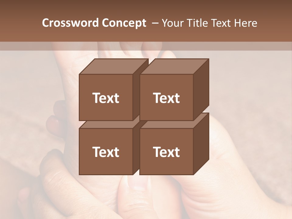 Hand Organic Foot PowerPoint Template