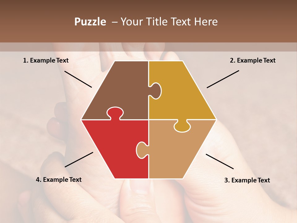 Hand Organic Foot PowerPoint Template