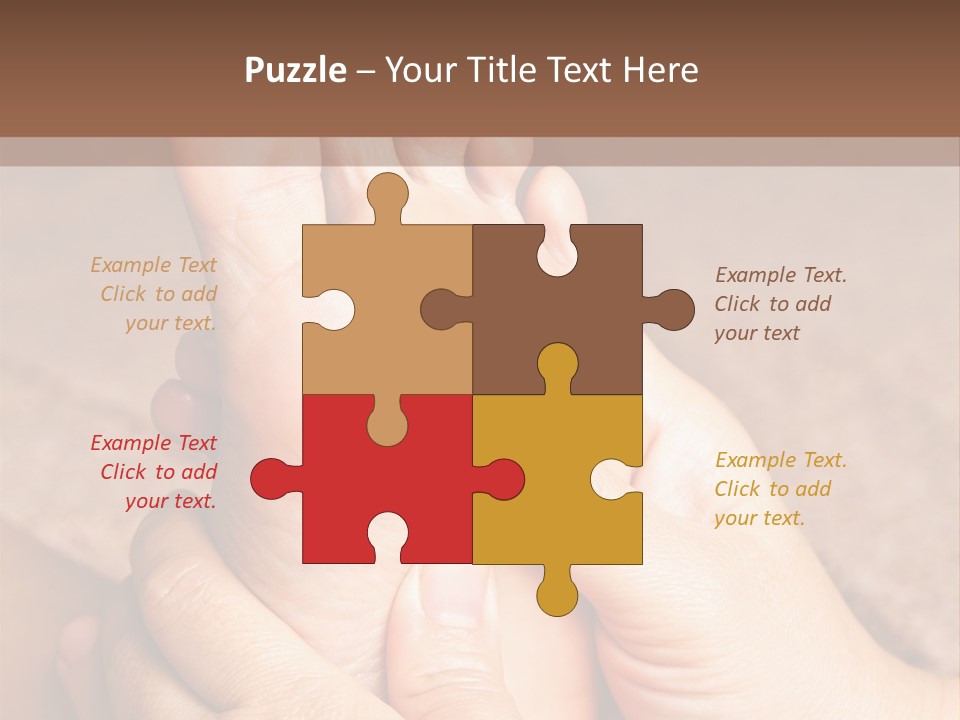 Hand Organic Foot PowerPoint Template