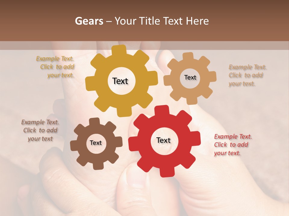 Hand Organic Foot PowerPoint Template