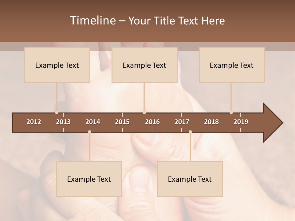 Hand Organic Foot PowerPoint Template