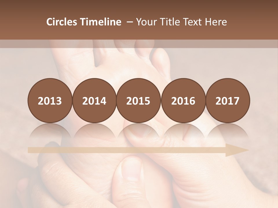 Hand Organic Foot PowerPoint Template