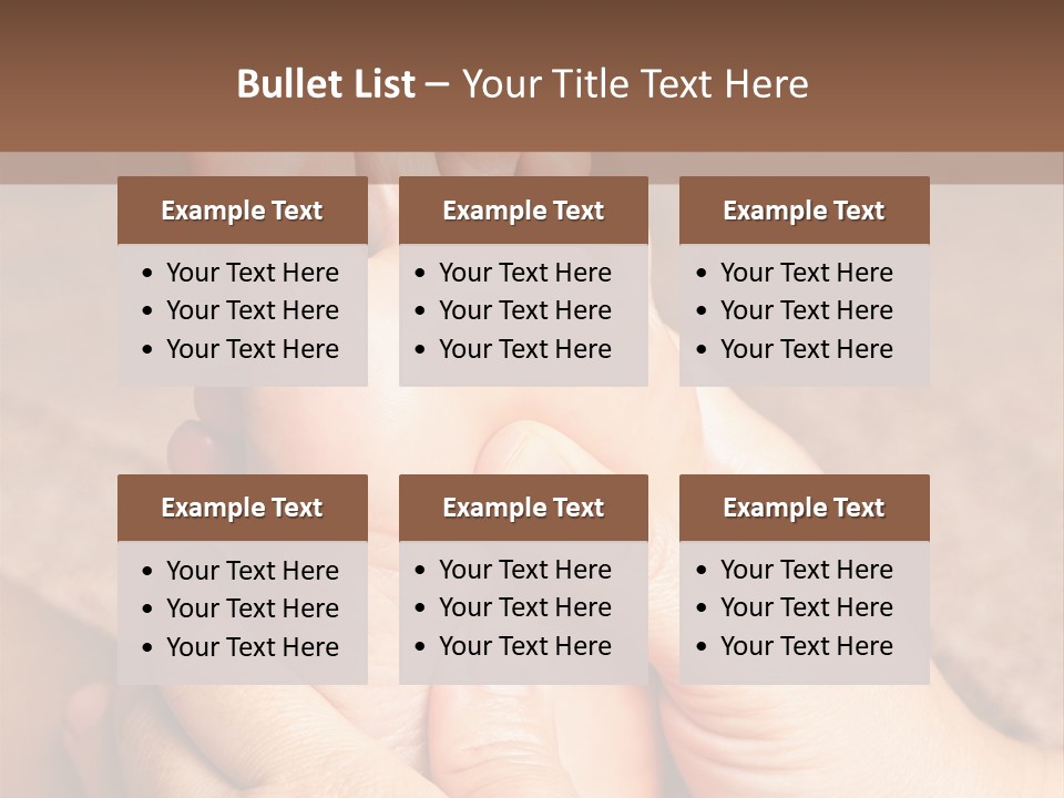 Hand Organic Foot PowerPoint Template