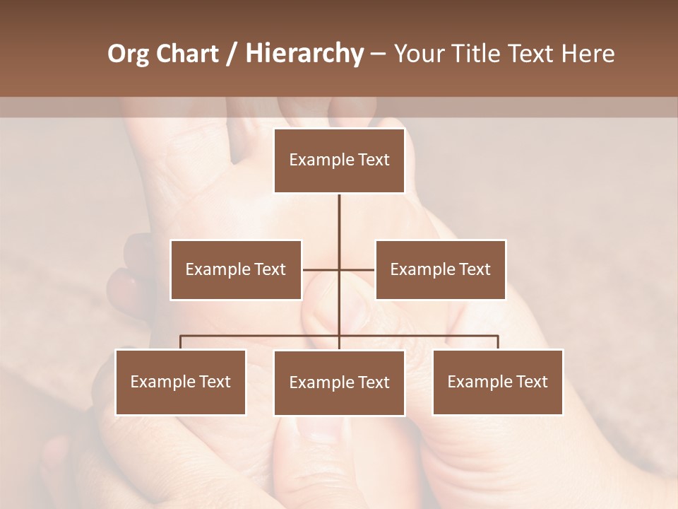 Hand Organic Foot PowerPoint Template