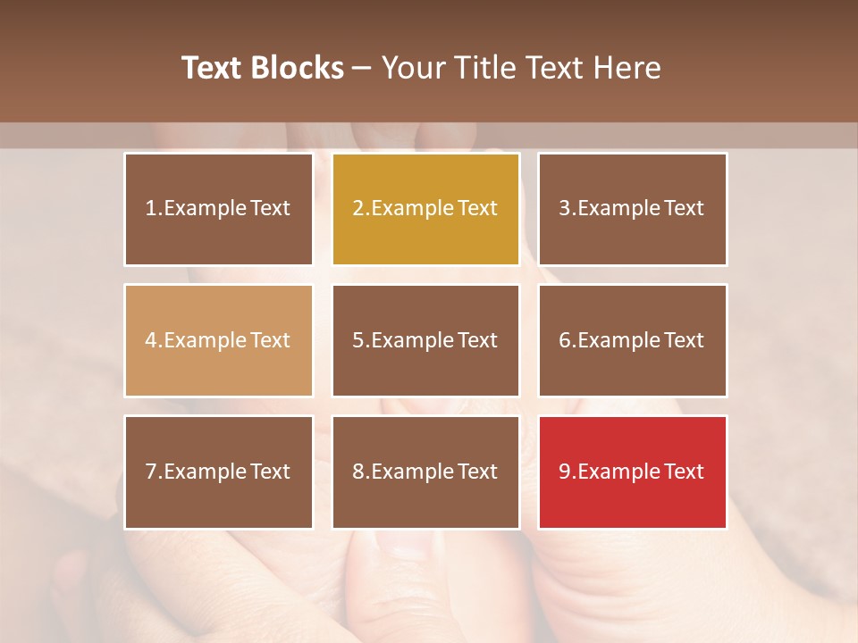 Hand Organic Foot PowerPoint Template