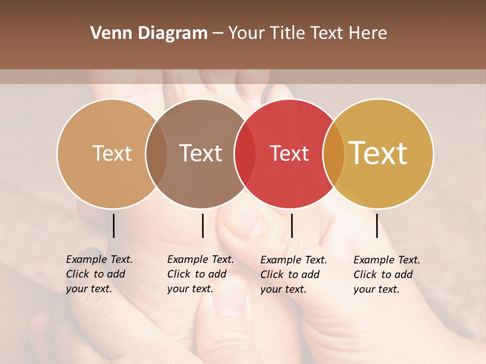 Hand Organic Foot PowerPoint Template