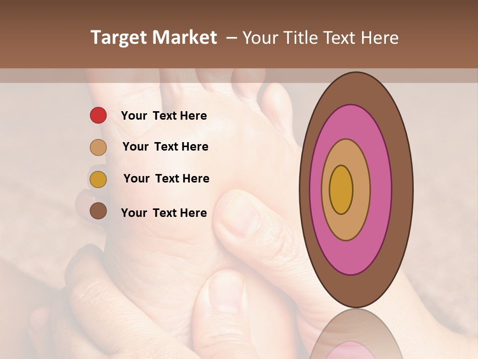 Hand Organic Foot PowerPoint Template