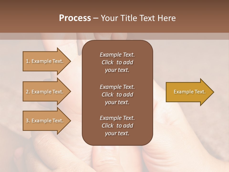 Hand Organic Foot PowerPoint Template