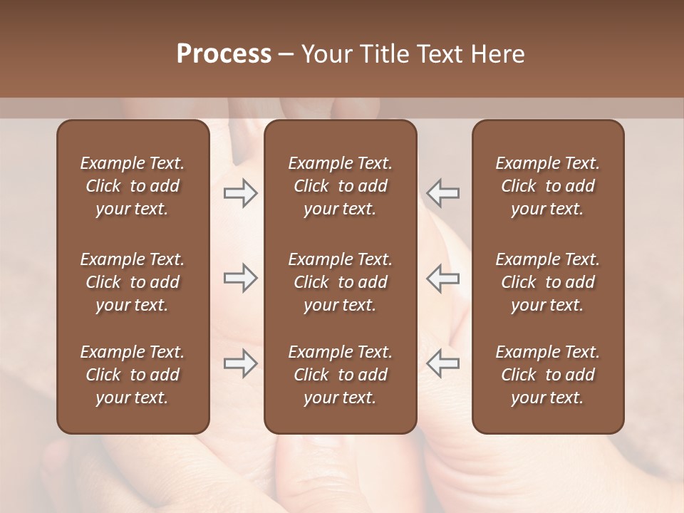 Hand Organic Foot PowerPoint Template