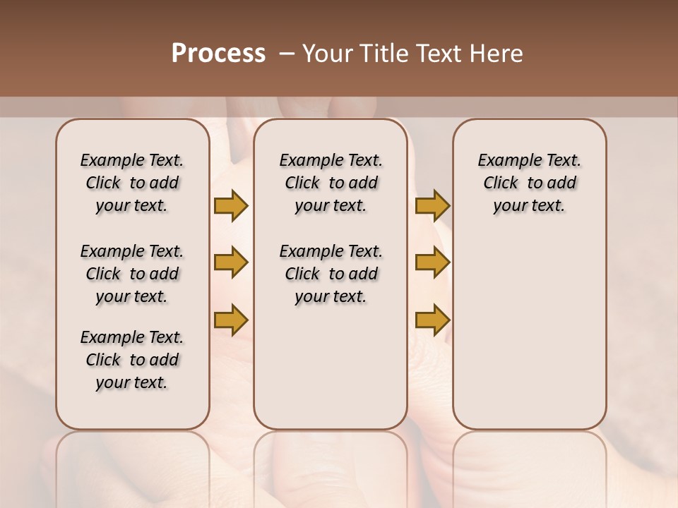 Hand Organic Foot PowerPoint Template