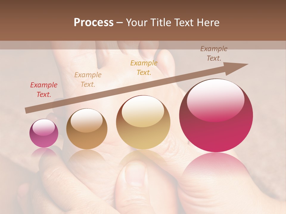 Hand Organic Foot PowerPoint Template