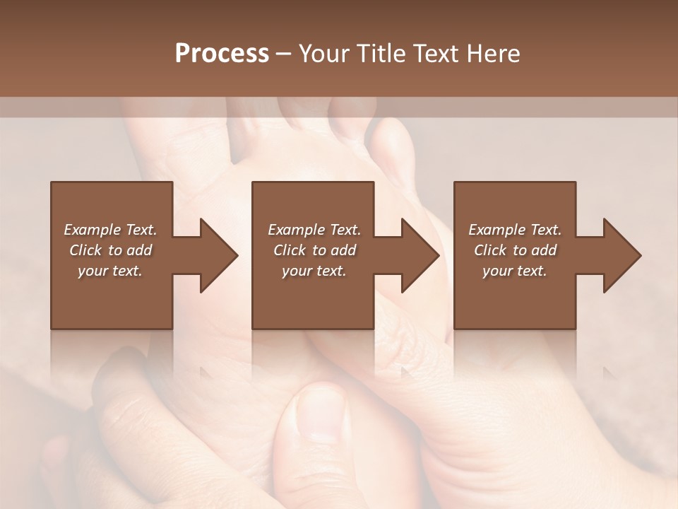 Hand Organic Foot PowerPoint Template