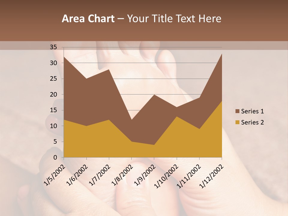 Hand Organic Foot PowerPoint Template