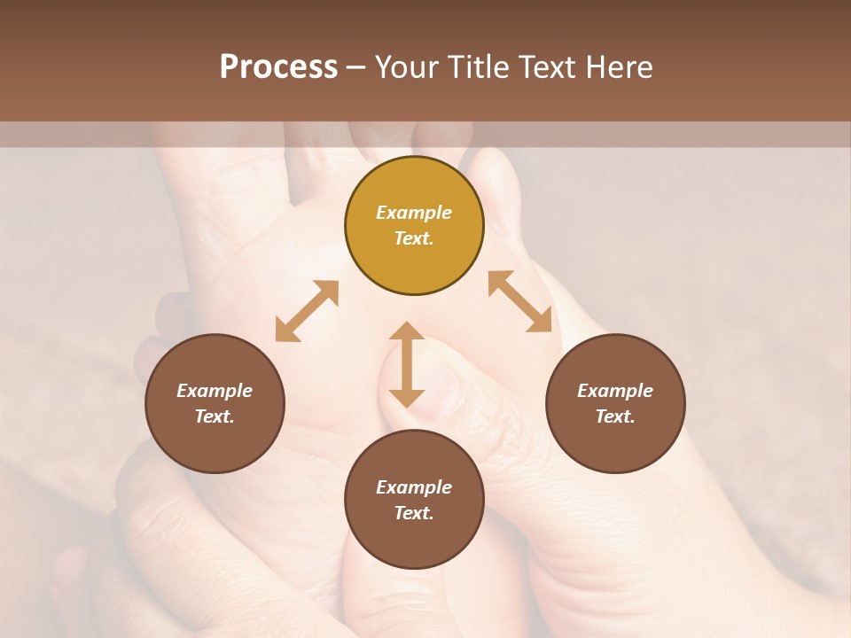 Hand Organic Foot PowerPoint Template