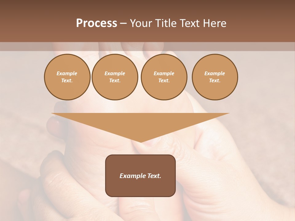 Hand Organic Foot PowerPoint Template