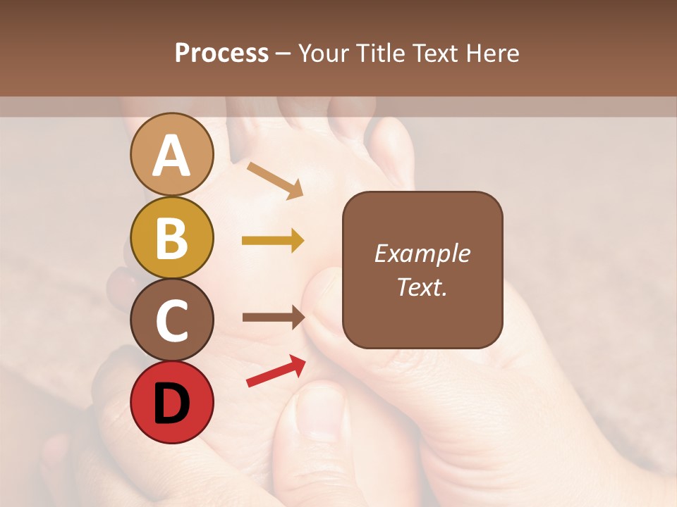 Hand Organic Foot PowerPoint Template