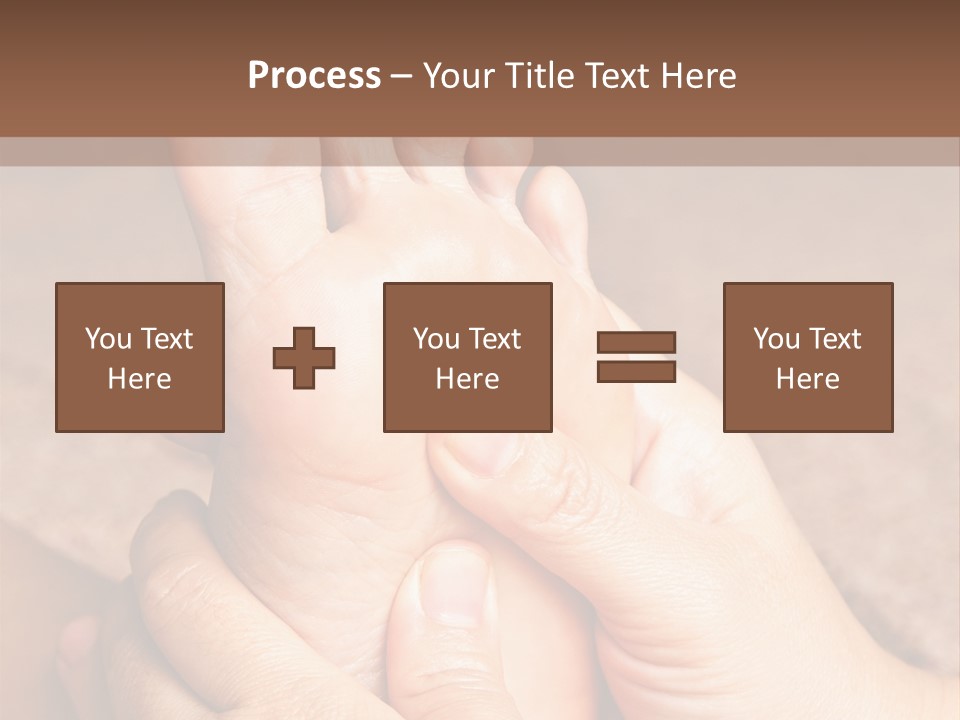 Hand Organic Foot PowerPoint Template