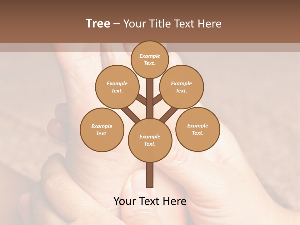 Hand Organic Foot PowerPoint Template