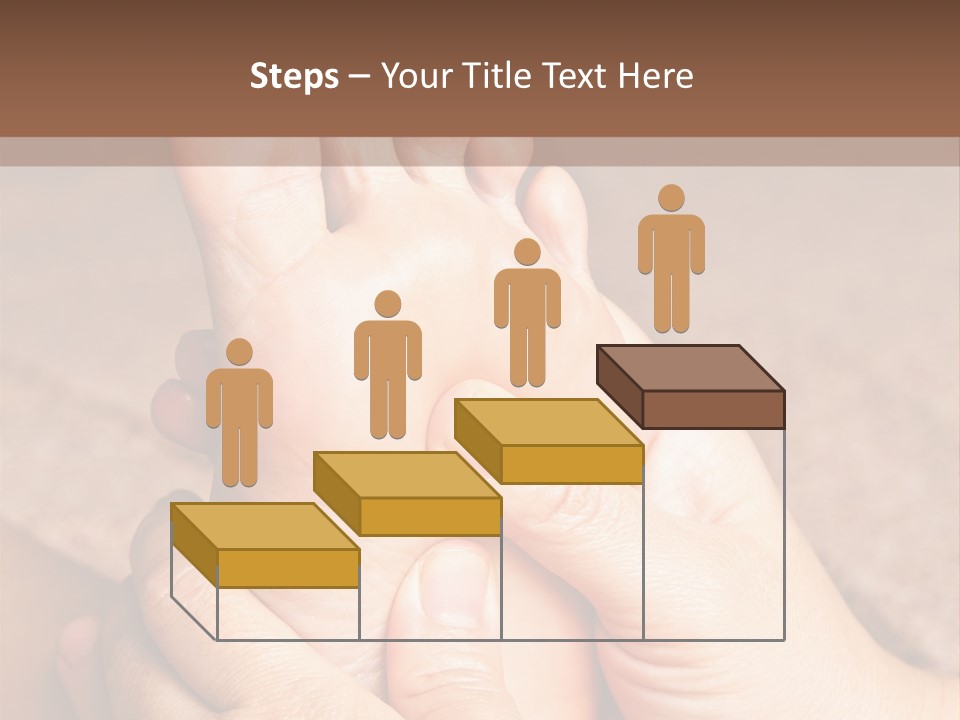 Hand Organic Foot PowerPoint Template