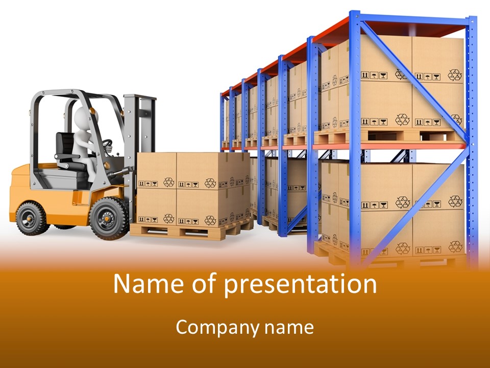 Operator Transportation Equipment PowerPoint Template