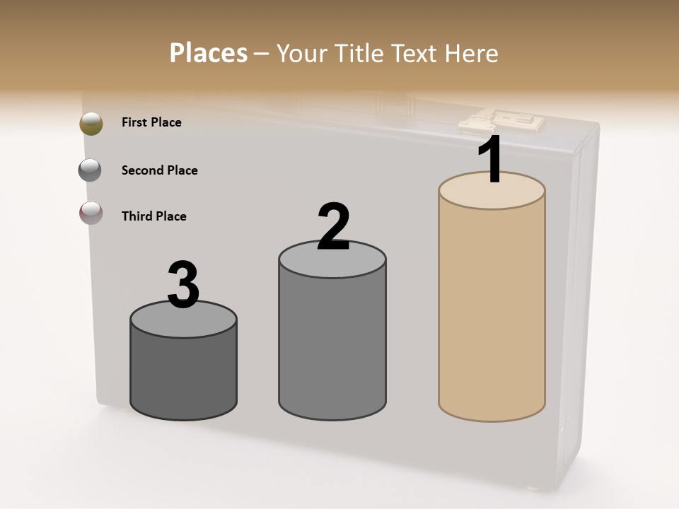 Empty Journey Black PowerPoint Template