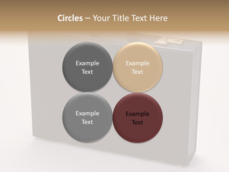 Empty Journey Black PowerPoint Template