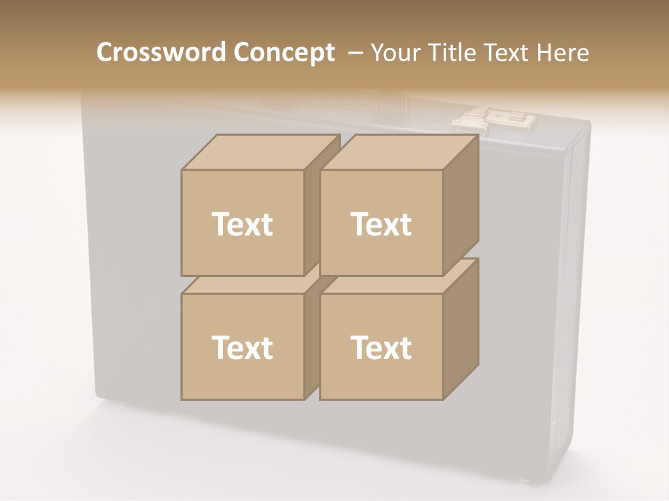 Empty Journey Black PowerPoint Template