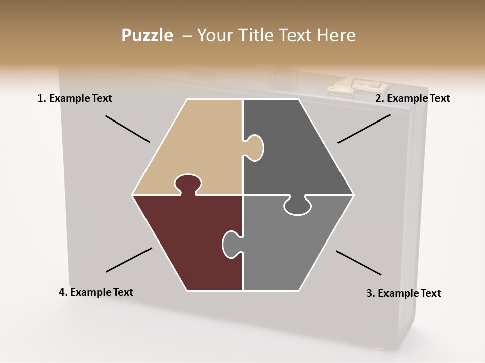 Empty Journey Black PowerPoint Template