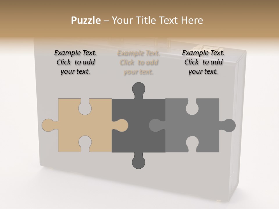 Empty Journey Black PowerPoint Template