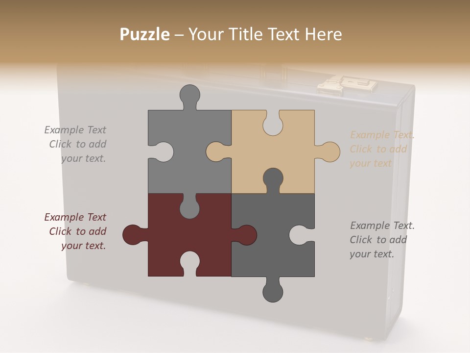 Empty Journey Black PowerPoint Template