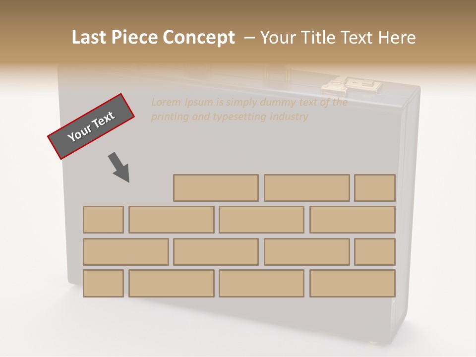 Empty Journey Black PowerPoint Template