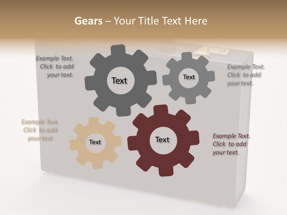 Empty Journey Black PowerPoint Template