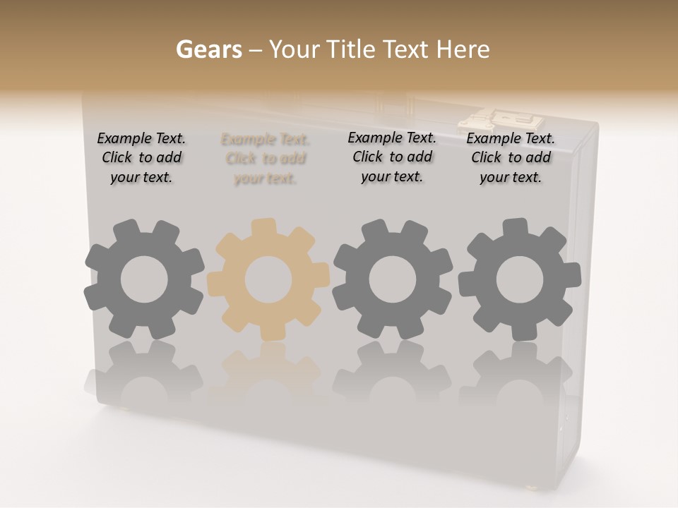 Empty Journey Black PowerPoint Template