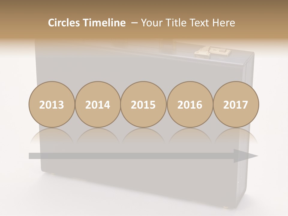 Empty Journey Black PowerPoint Template